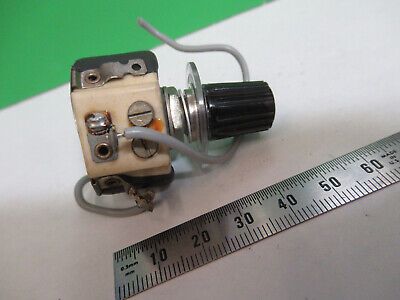 ZEISS GERMANY 8 OHMS DIMMER RHEOSTAT MICROSCOPE PART AS PICTURED Q9-A-59