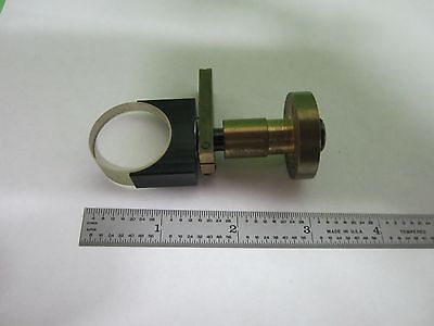 LEITZ GERMANY LENS BRASS MOUNTED ?? OPTICS AS IS BIN#S6-09