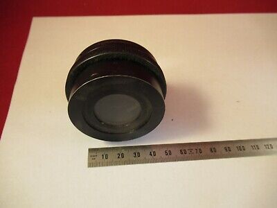 ZEISS GERMANY LENS + IRIS + MIRROR ILLUM MICROSCOPE PART AS PICTURED &96-A-03