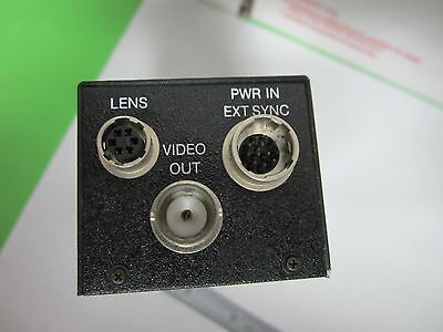 MICROSCOPE INSPECTION VIDEO CAMERA CCD PULNIX TM-545 OPTICS AS IS BIN#N5-07