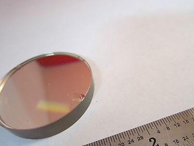 OPTICAL TRUNCATED AMBER FILTER [chipped] LASER OPTICS BIN#5M-02