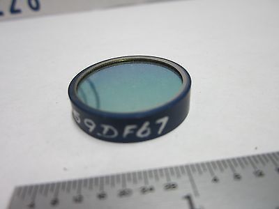 OPTICAL BLUE FILTER OPTICS AS IS BIN#Q9-65