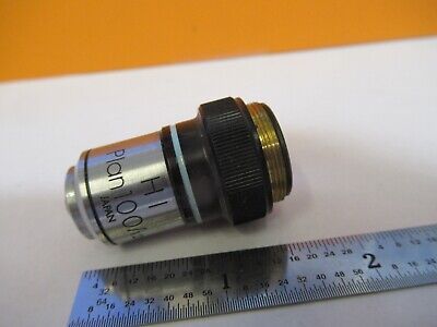 OLYMPUS JAPAN OBJECTIVE HI 100X OPTICS MICROSCOPE PART AS PICTURED &H8-C-10