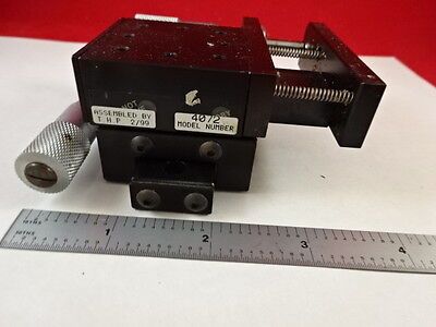 OPTICAL POSITIONER PARKER DAEDAL SLIDE MICROMETER LASER OPTICS AS IS BIN#L2-B-ii