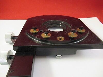 CARL ZEISS GERMANY STAGE TABLE MICROMETER MICROSCOPE PART &92-A-15