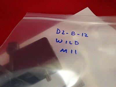 MICROSCOPE PART WILD SWISS LAMP HOUSING ILLUMINATOR M11 OPTICS AS IS B#D2-B-12