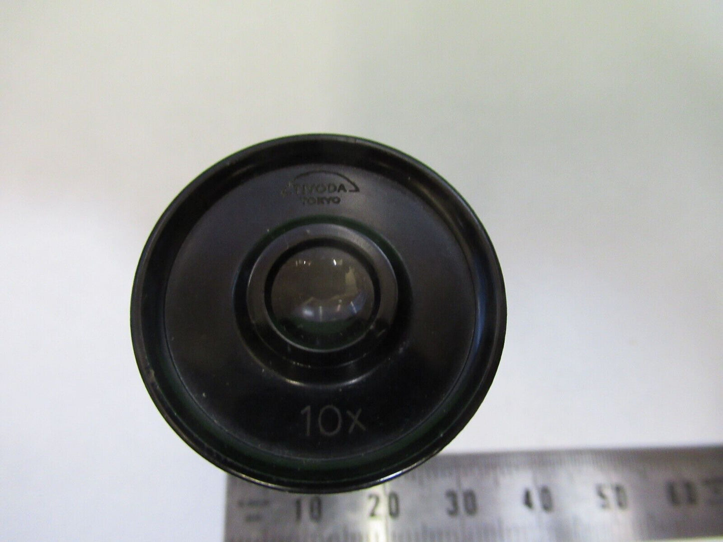 MICROSCOPE PART EYEPIECE TIYODA 10X OCULAR LENS OPTICS AS PICTURED #S2-C-83