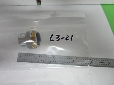 MICROSCOPE PART LEITZ WETZLAR GERMANY OBJECTIVE 4X OPTICS BIN#L3-21