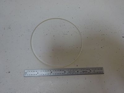 OPTICAL LARGE COATED GLASS 4.25" DIAMETER MICROSCOPE TABLE OPTICS #D7-E-10