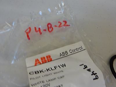 ABB CONTROL CBK-KLF1W PILOT LIGHT WHITE #P4-B-22