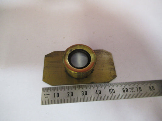 ANTIQUE BRASS COMPRESSORIUM  SLIDE UK MICROSCOPE PART AS PICTURED &S9-A-65