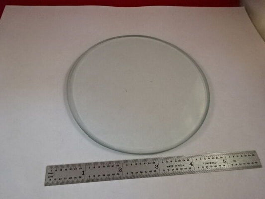 NIKON JAPAN GLASS STAGE SPECIMEN PLATE OPTICS MICROSCOPE PART AS IS H1-C-22