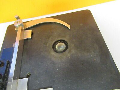 BAUSCH LOMB ANTIQUE STAGE TABLE XY  MICROSCOPE PART AS PICTURED P6-A-174