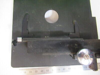 SPENCER AO XY STAGE TABLE VINTAGE MICROSCOPE PART AS PICTURED &3-C-04