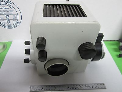 MICROSCOPE PART LEITZ GERMANY LAMP HOUSING ILLUMINATOR OPTICS AS IS BIN#P3-01