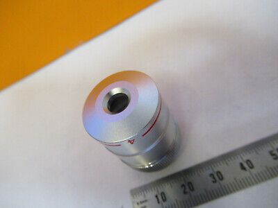 FISHER 4X /160 OBJECTIVE LENS OPTICS MICROSCOPE PART AS PICTURED &F1-A-79