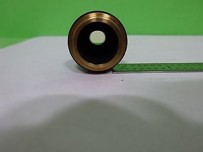 MICROSCOPE PART OBJECTIVE AUS JENA 12.5X PLANACHROMAT OPTICS AS IS BIN#K1-M-31