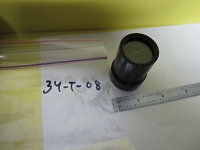 MICROSCOPE PART EYEPIECE MITUTOYO JAPAN SWF 10X + RETICLE OPTICS BIN#34-T-08