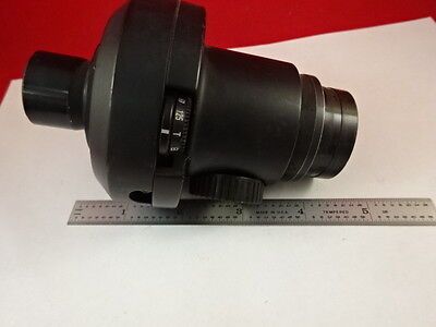 MICROSCOPE PART PHOTO EYEPIECE + SHUTTER OPTICS AS IS #D3-A-16