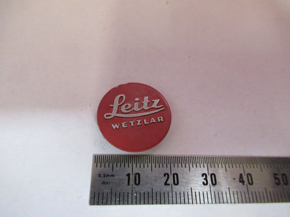 LEITZ WETZLAR GERMANY LOGO PLATE MICROSCOPE PART AS PICTURED H9-B-52