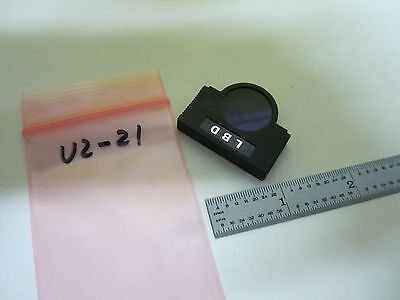 MICROSCOPE OPTICAL LBO BLUE FILTER OLYMPUS JAPAN OPTICS  BIN#U2-21