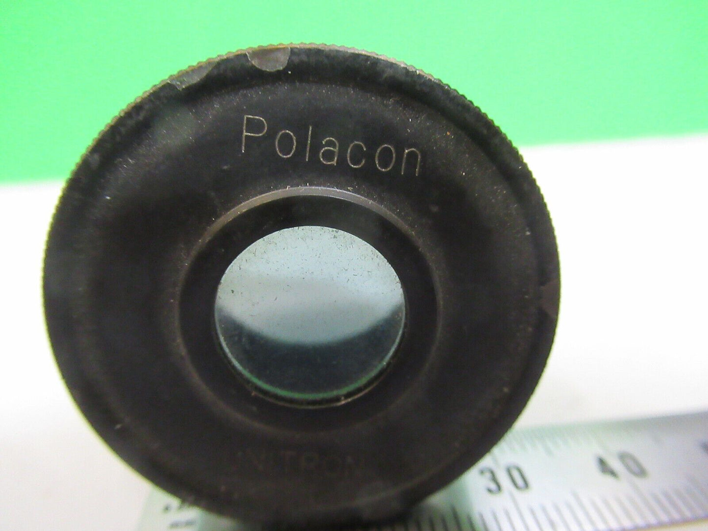 UNITRON POLACON POLARIZER OCULAR ?? LENS MICROSCOPE PART AS PIC &P4-B-95