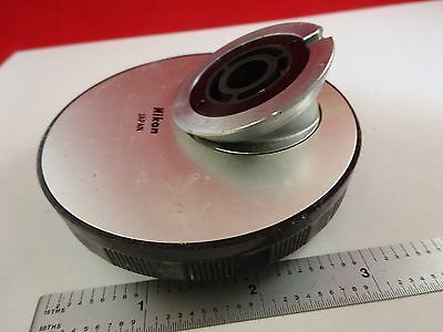 FOR PARTS MICROSCOPE NOSEPIECE TURRET NIKON JAPAN AS IS  BIN#L3-E-13