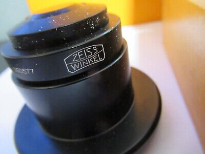 ANTIQUE CARL ZEISS WINKEL DARK PHASE CONDENSER 260577 AS PICTURED 4B-FT-73