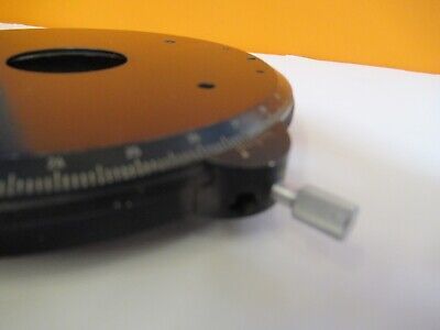 CARL ZEISS GERMANY POLARIZER STAGE TABLE MICROSCOPE PART AS PICTURED &1E-C-53