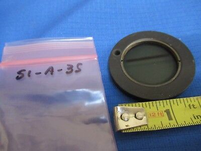 REICHERT AUSTRIA MOUNTED GRUN FILTER MICROSCOPE PART OPTICS AS PICTURED &S1-A-35