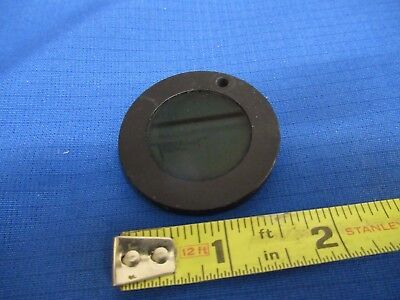 REICHERT AUSTRIA MOUNTED GRUN FILTER MICROSCOPE PART OPTICS AS PICTURED &S1-A-35