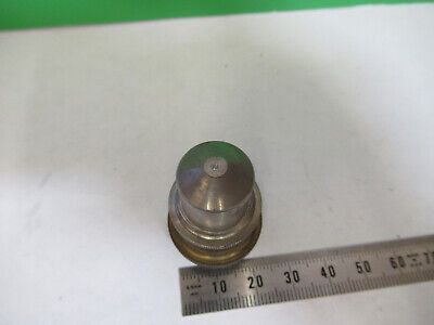 ANTIQUE BRASS BAUSCH LOMB OBJECTIVE MICROSCOPE PART OPTICS AS PICTURED &z9-a-107