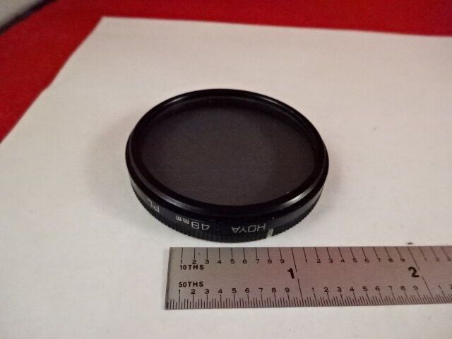 OPTICAL HOYA 49 mm PL JAPAN FILTER OPTICS AS IS #R6-B-56