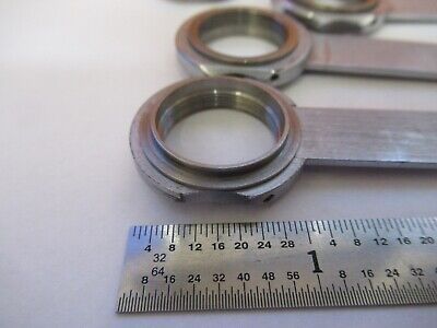 BAUSCH LOMB OBJECTIVE HANDLERS SET MICROSCOPE PART OPTICS AS PICTURED &85-B-103