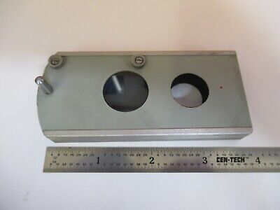 AUS JENA GERMANY POLARIZER LENS SLIDE POL MICROSCOPE PART AS PICTURED &A5-A-13