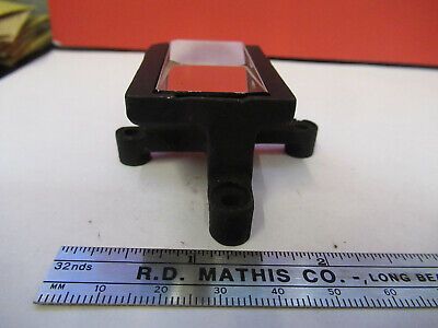 BAUSCH LOMB MOUNTED GLASS PRISM MICROSCOPE PART AS PICTURED &B9-FT-05