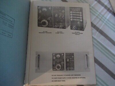 COLLECTABLE RARE JK-SULZER FS-1100T JAMES KNIGHT FREQUENCY STANDARD MANUAL BIBLI