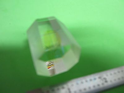 OPTICAL RARE BEAM SPLITTER OCTAGON beschichtet in der Mitte LASER OPTICS BIN#40-87