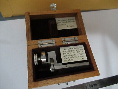 LEITZ GERMAN BEREK SLIDE COMPENSATOR ASSEMBLY MICROSCOPE PART AS PICTURED F4-A67