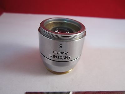 MICROSCOPE OBJECTIVE REICHERT FLUOR 5X POLYCON EPI INFINITY OPTICS BIN#11-DT-G