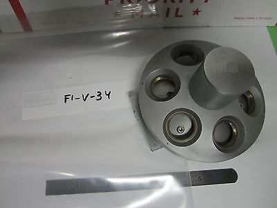 MICROSCOPE LEICA REICHERT POLYVAR NOSEPIECE AS IS  BIN#F1-V-34