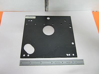 MICROSCOPE PART LEITZ WETZLAR GERMANY 500276 STAGE PLATE AS IS BIN#J8-22