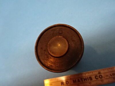 ANTIQUE BAUSCH LOMB [dirty] EYEPIECE OCULAR MICROSCOPE PART OPTICS AS IS #90-12