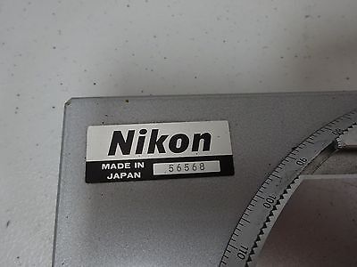 FOR PARTS NIKON MICROSCOPE STAGE TABLE TOOLMAKER AS IS BIN#TC-1