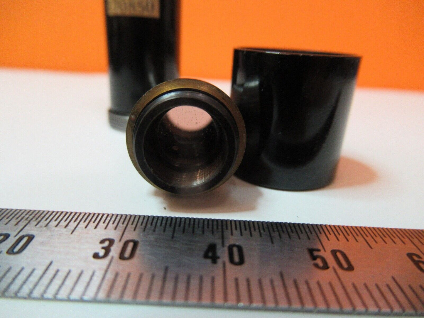 CARL ZEISS JENA OBJECTIVE EPI 7.5X OPTICS MICROSCOPE PART AS PICTURED &14-B-24