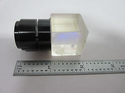 MICROSCOPE PART BEAM SPLITTER OPTICS AS IS BIN#J8-18