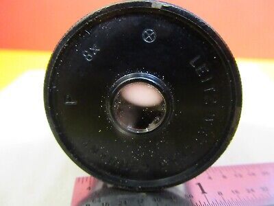 LEITZ WETZLAR GERMANY POL EYEPIECE 8X MICROSCOPE PART AS PICTURED &FT-6-101