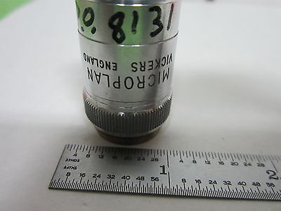 MICROSCOPE OBJECTIVE VICKERS ENGLAND 25X OPTICS BIN#R6-19