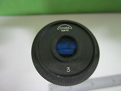 MICROSCOPE PART TIYODA JAPAN EYEPIECE 3 OPTICS AS IS BIN#T5-20