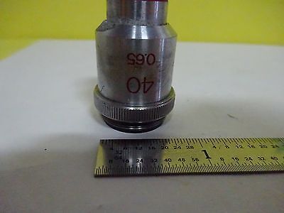 FOR PARTS MICROSCOPE PART OBJECTIVE SWIFT 40X  OPTICS BIN#X5-14